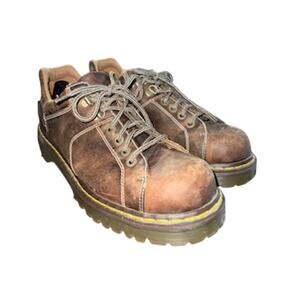 Docs Martens 10940 Grizzly Leather Chunky Lace Up Derby Mn’s Sz 14 Vtg
